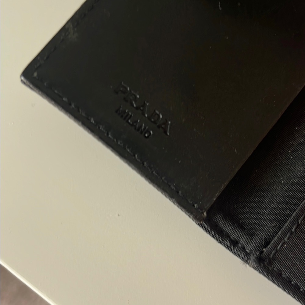 Authentic Vintage Prada Black Key & Card Holder Nylon - Picture 3 of 5